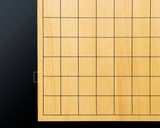 607-KGS-04 日本産本榧卓上将棋盤 追柾 0.9寸 1枚盤 本榧製駒台付 No.86188