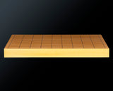 607-KGS-05 日本産本榧卓上将棋盤 追柾 0.9寸 1枚盤 本榧製駒台付 No.86190 ＊訳有品