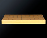 607-KGS-05 日本産本榧卓上将棋盤 追柾 0.9寸 1枚盤 本榧製駒台付 No.86190 ＊訳有品