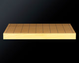 607-KGS-05 日本産本榧卓上将棋盤 追柾 0.9寸 1枚盤 本榧製駒台付 No.86190 ＊訳有品