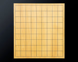 607-KGS-05 日本産本榧卓上将棋盤 追柾 0.9寸 1枚盤 本榧製駒台付 No.86190 ＊訳有品