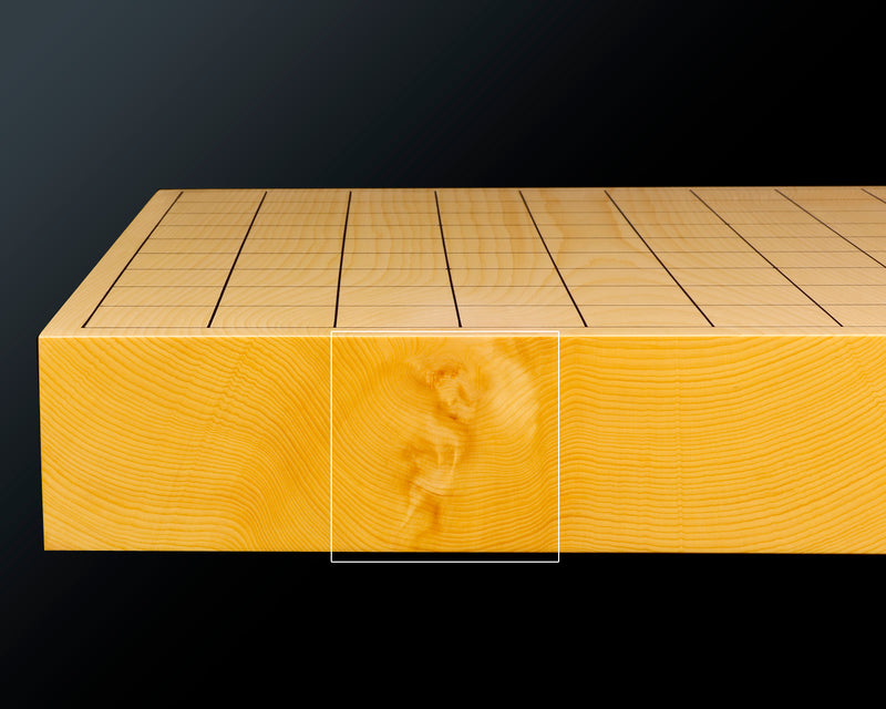 November 17th, "Shogi Day" Special Board craftsman Mr. Keiji MIWA made Japan grown Hon kaya 2.0-Sun (62mm thick) Kiura 1-piece Table Shogi Board No.88006 411-TSB-06