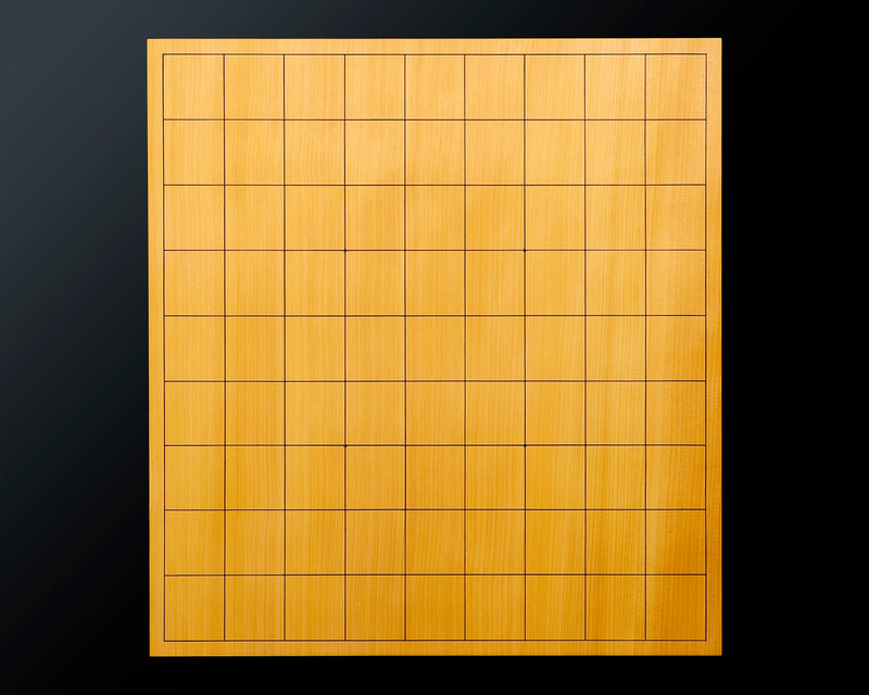 Board craftsman Mr. Torayoshi YOSHIDA made China grown Kaya Tenchi-masa 1.8-Sun (about 55 mm thick) Table Shogi Board No.89033F