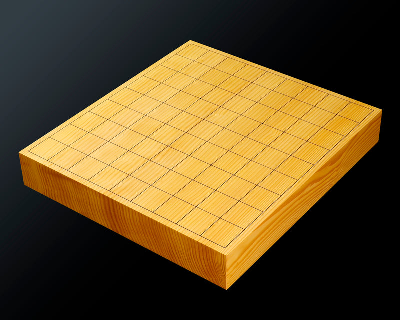 Board craftsman Mr. Torayoshi YOSHIDA made Japan grown Kaya Tenchi-masa 1.8-Sun (about 56 mm thick) Table Shogi Board No.89034F