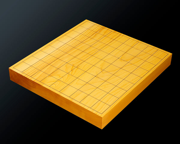 Board craftsman Mr. Torayoshi YOSHIDA made Hyuga Kaya Kiura 1.3-Sun (about 42 mm thick) Table Shogi Board No.89035F