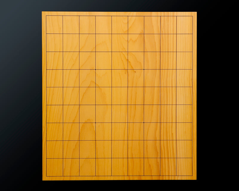 Board craftsman Mr. Torayoshi YOSHIDA made Hyuga Kaya Kiura 1.3-Sun (about 42 mm thick) Table Shogi Board No.89035F