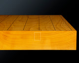 Board craftsman Mr. Torayoshi YOSHIDA made Hyuga Kaya Kiura 1.3-Sun (about 42 mm thick) Table Shogi Board No.89035F