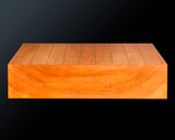 Board craftsman Mr. Torayoshi YOSHIDA made Katsura Kiura 2.4-Sun (about 73 mm thick) Table Shogi Board No.89036F