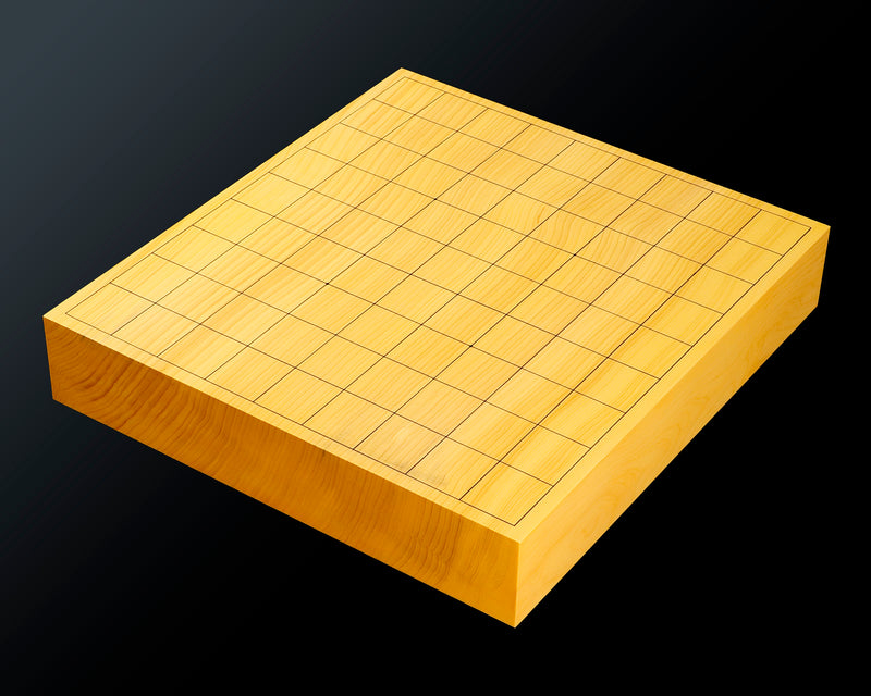 Board craftsman Mr. Torayoshi YOSHIDA made Japan grown Kaya Tenchi-masa 2.1-Sun (about 64 mm thick) Table Shogi Board No.89037F