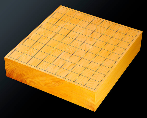 盤師 吉田寅義製作 卓上将棋盤 日向榧 木表 2.7寸 1枚盤 No.89042F *訳有品