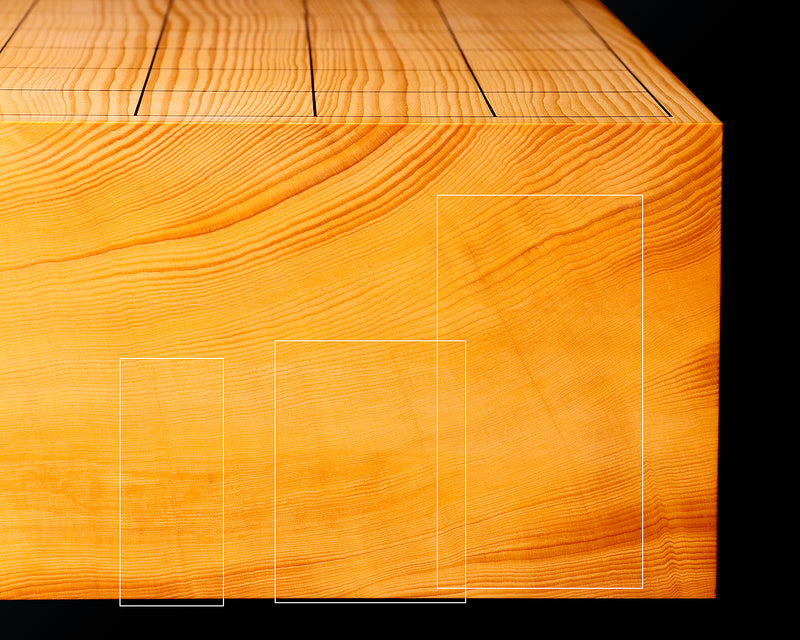 Board craftsman Mr. YOSHIDA made Hyuga Kaya Kiura 3.2-Sun (thick about 97 mm) No.89044F *Off-spec