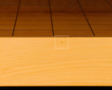 Board craftsman Mr.Yoshida made Japan grown Hiba arborvitae tree Itame 1.5-Sun (about 46 mm thick) Table Shogi Board No.89046F