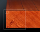 Board craftsman Mr.Yoshida made Japan grown Katsura tree Kiura 1.3-Sun (about 42 mm thick) Table Shogi Board No.89047F