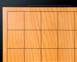 Board craftsman Mr.Yoshida made Hyuga-Kaya table Shogi Board Tenchi-masa 3.3-Sun (thick about 101 mm)  1-piece No.89048F *Off-spec