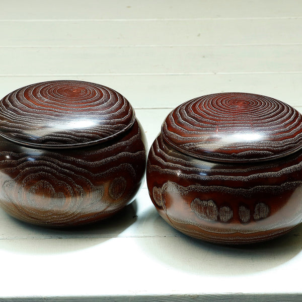 碁石　栗碁笥　特大 栗 碁笥 特大 30~35号碁石用 ＊訳有品 GBW-KRIXL-508-03 – kurokigoishiten
