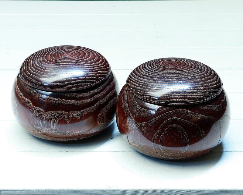 508-SSBW-07 栗 碁笥 超特大 36~41号碁石用 ＊訳有品 GBW-KRIXXL-507-03