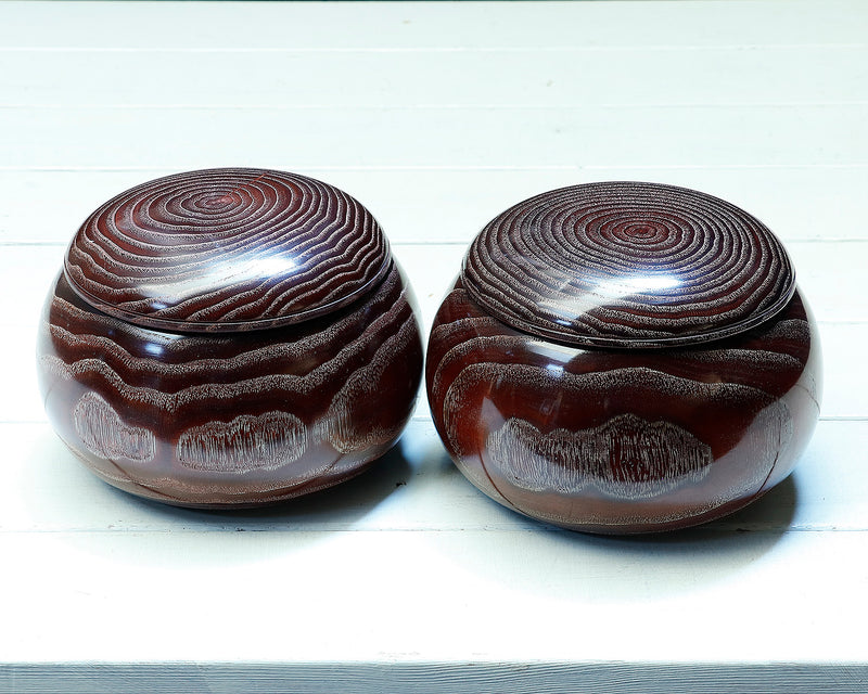 508-SSBW-07 栗 碁笥 超特大 36~41号碁石用 ＊訳有品 GBW-KRIXXL-507-03