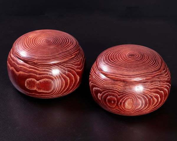 Kuri [chestnut] Go Bowls Low and Wide shape For 36 - 41 size Go stones  GK-HKRI-SB307-41-04 *Off-speck