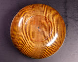510-SGK-17 Wood craftsman "懐志 / Kai-shi" made Koematsu 【Resin-rich Pine】 Go bowls for size 36 - 43 Go stones, GK-KEM43-SB501