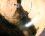 Wood craftsman "懐志 / Kai-shi" made Kurokaki [black persimmon] Go Bowls for size 30 - 36 Go stones, GK-KRG36-SB412 *Off-spec