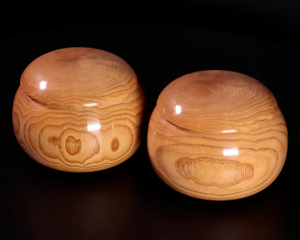 Kuri [chestnut] Go Bowls For 30 - 35 size Go stones  GK-KRI-SB307-35-02