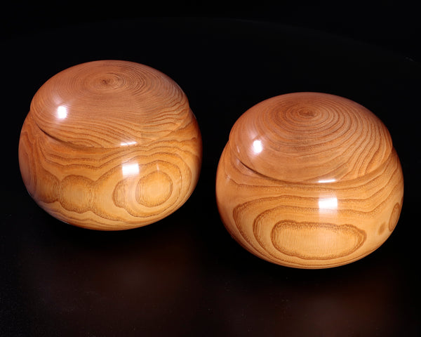 Kuri [chestnut] Go Bowls For 36 - 41 size Go stones  GK-KRI-SB307-41-03