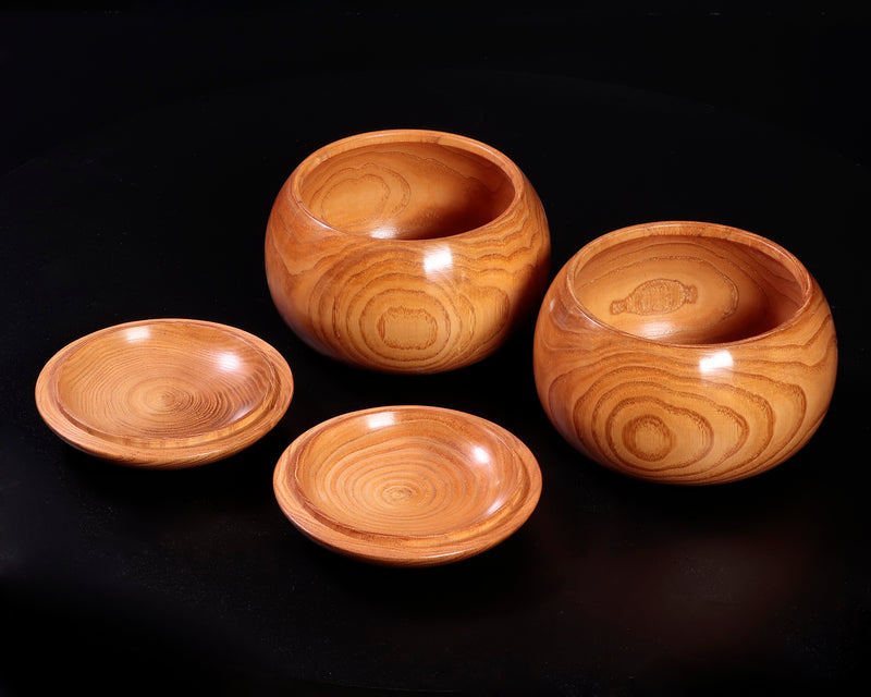 Kuri [chestnut] Go Bowls For 36 - 41 size Go stones  GK-KRI-SB307-41-03