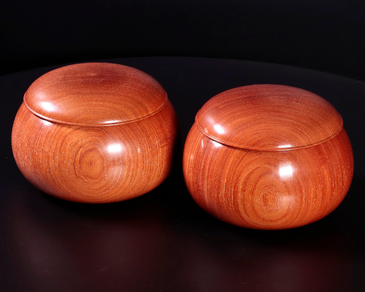 花林 碁笥 特大 30号～35号碁石用 GK-KRN-MR306-03 ＊訳有品