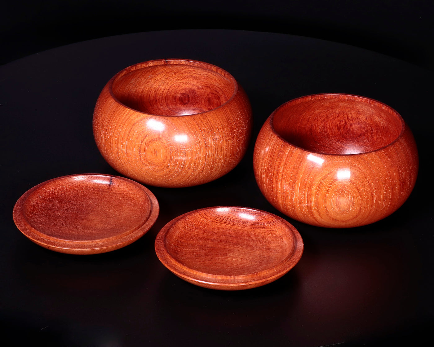 花林 碁笥 特大 30号～35号碁石用 GK-KRN-MR306-03 ＊訳有品