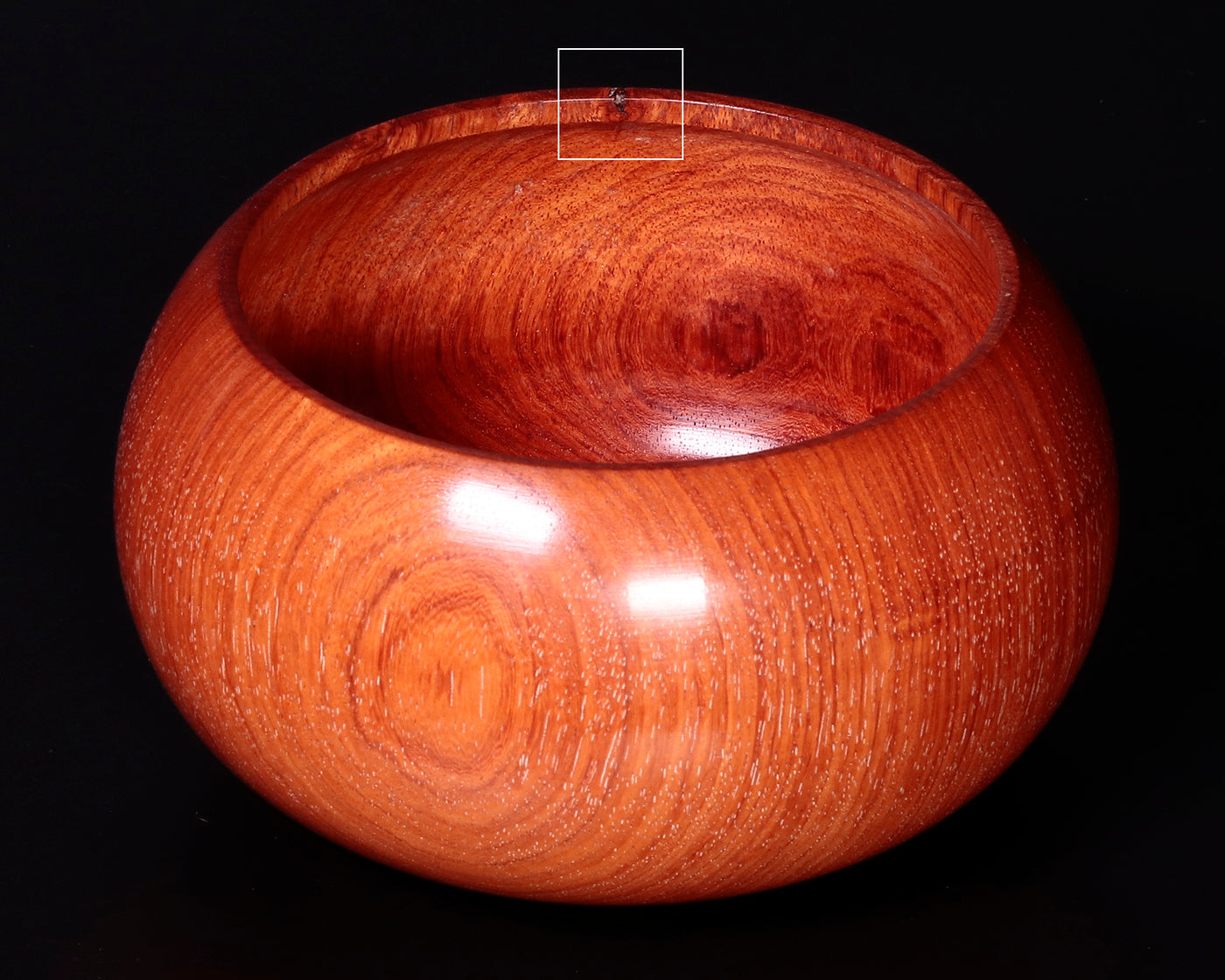 花林 碁笥 特大 30号～35号碁石用 GK-KRN-MR306-03 ＊訳有品