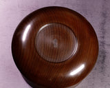 木工挽物職人 懐志製作 「楠（くす）」碁笥 本因坊型 超特大 ~43号碁石用 GK-KS43HB-SB501