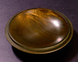 木工挽物職人 懐志製作 「楠（くす）」碁笥 超々特大 ~48号碁石用 杢入り GK-KS48TM-SB501