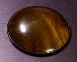 木工挽物職人 懐志製作 「楠（くす）」碁笥 超々特大 ~48号碁石用 杢入り GK-KS48TM-SB501