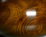 510-SGK-12 Wood craftsman "懐志 / Kai-shi" made Kusu 【Camphorwood】Figured Go bowls for size 43 - 50 Go stones, GK-KS50TM-SB501