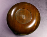510-SGK-12 Wood craftsman "懐志 / Kai-shi" made Kusu 【Camphorwood】Figured Go bowls for size 43 - 50 Go stones, GK-KS50TM-SB501