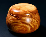 Wood craftsman Mr. Kawashita made Pine wood Go Bowls for ~36 Go stones GK-MTS-BK508-GK36-01 *Off-spec