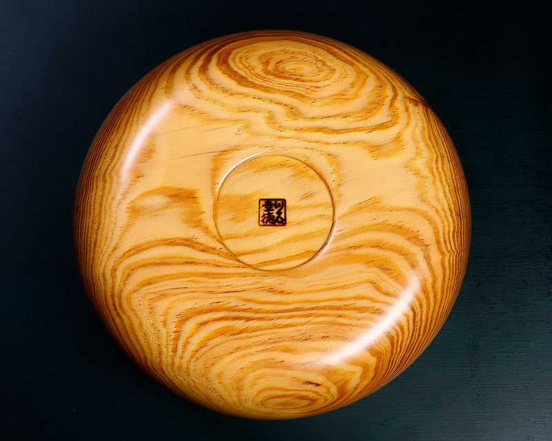 木工工芸家 川下幸徳氏製作 松材碁笥 超特大 ~42号碁石用 GK-MTS-BK508-GK42-01 ＊訳有品