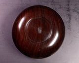 510-SGK-04 Wood craftsman "懐志 / Kai-shi" made Shitan【Rosewood】 Go bowls for size 30 - 36 Go stones, GK-STN36-SB412