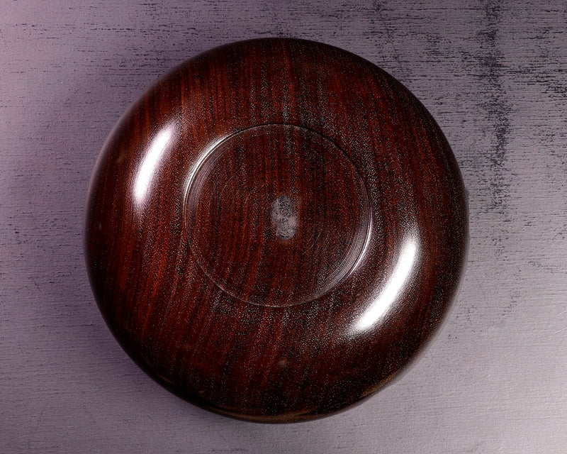 510-SGK-04 Wood craftsman "懐志 / Kai-shi" made Shitan【Rosewood】 Go bowls for size 30 - 36 Go stones, GK-STN36-SB412