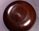 510-SGK-05 Wood craftsman "懐志 / Kai-shi" made Shitan【Rosewood】 Go bowls for size 36 - 43 Go stones, GK-STN43-SB412