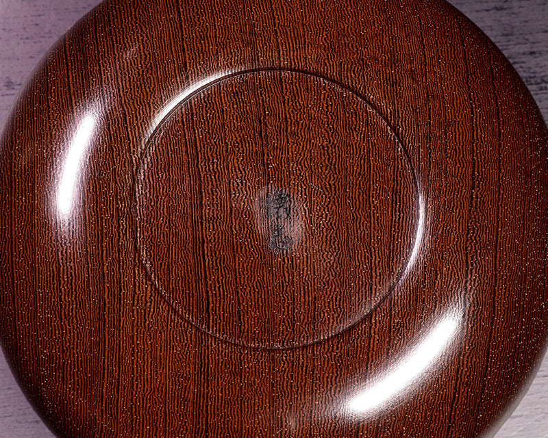 510-SGK-13 Wood craftsman "懐志 / Kai-shi" made Tagayasan 【Ironwood】 Go bowls for size 30 - 36 Go stones, GK-TGS36-SB412