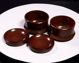 510-SGK-15 Wood craftsman "懐志 / Kai-shi" made Tagayasan 【Ironwood】 Go bowls for size 34 - 40 Go stones, "Hon-in-bo gata" Shape GK-TGS40HB-SB412