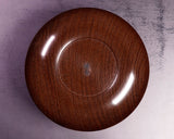 510-SGK-15 Wood craftsman "懐志 / Kai-shi" made Tagayasan 【Ironwood】 Go bowls for size 34 - 40 Go stones, "Hon-in-bo gata" Shape GK-TGS40HB-SB412