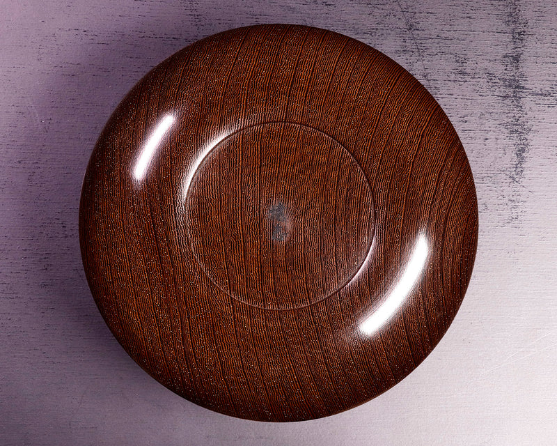 510-SGK-15 Wood craftsman "懐志 / Kai-shi" made Tagayasan 【Ironwood】 Go bowls for size 34 - 40 Go stones, "Hon-in-bo gata" Shape GK-TGS40HB-SB412