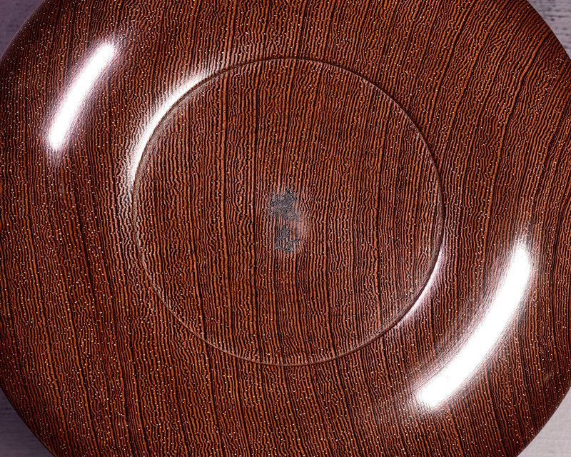 510-SGK-15 Wood craftsman "懐志 / Kai-shi" made Tagayasan 【Ironwood】 Go bowls for size 34 - 40 Go stones, "Hon-in-bo gata" Shape GK-TGS40HB-SB412