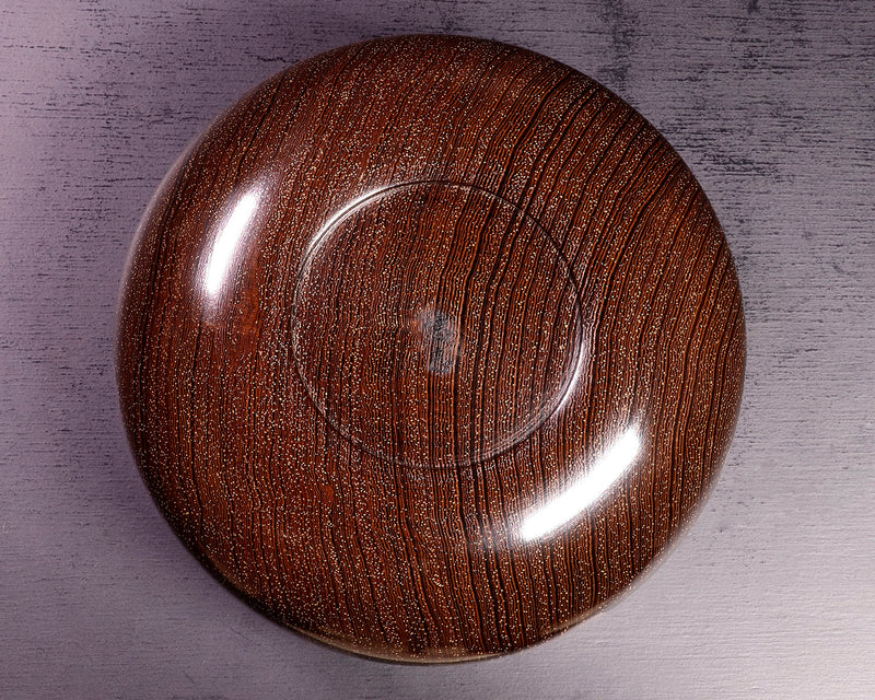 510-SGK-14 Wood craftsman "懐志 / Kai-shi" made Tagayasan 【Ironwood】 Go bowls for size 36 - 43 Go stones, GK-TGS43-SB412