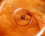 Wood craftsman Mr.Kawashita made Yakusugi Go Bowls Premium Burl Grain Super Extra Large size GK-YKS-BK507-GK42-01 *Off-spec