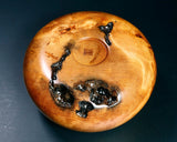 Wood craftsman Mr.Kawashita made Yakusugi Go Bowls Premium Burl Grain Super Extra Large size GK-YKS-BK507-GK42-01 *Off-spec