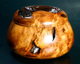 Wood craftsman Mr.Kawashita made Yakusugi Go Bowls Premium Burl Grain Super Extra Large size GK-YKS-BK507-GK42-01 *Off-spec