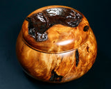 Wood craftsman Mr.Kawashita made Yakusugi Go Bowls Premium Burl Grain Super Extra Large size GK-YKS-BK507-GK42-01 *Off-spec